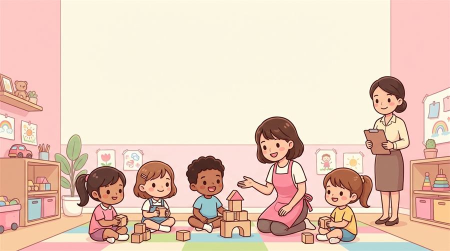 ภาพการ์ตูนการนิเทศชั้นอนุบาล
